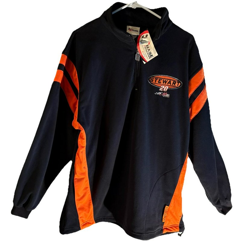 Tony Stewart #20 NASCAR Chase Authentics Fleece Pullover Jacket Men’s Large NWT