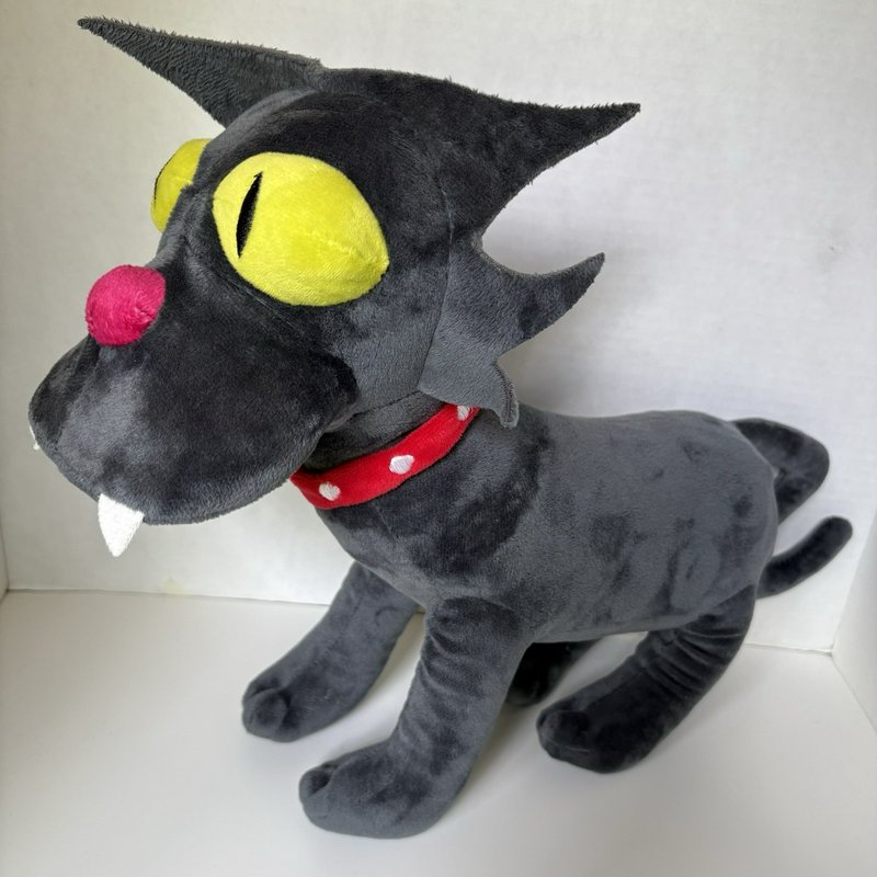 The Simpsons Snowball II Cat Plush 14” Stuffed Animal Gray Universal Studios