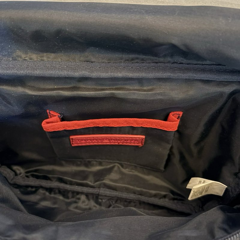 Tommy Hilfiger Navy Faux Leather Belt Bag Fanny Pack Crossbody Unisex NWOT