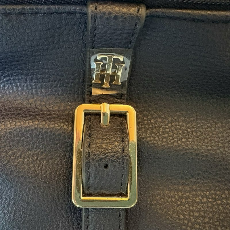 Tommy Hilfiger Navy Faux Leather Belt Bag Fanny Pack Crossbody Unisex NWOT