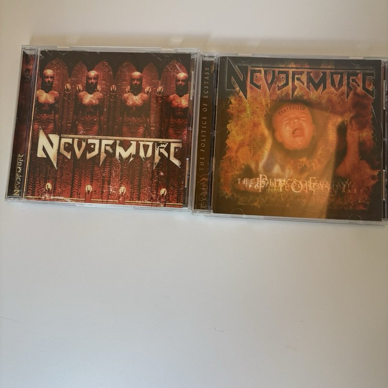 Nevermore 2 CD Lot Self-Titles + The Politics of Ecstasy - 2006 Century Media