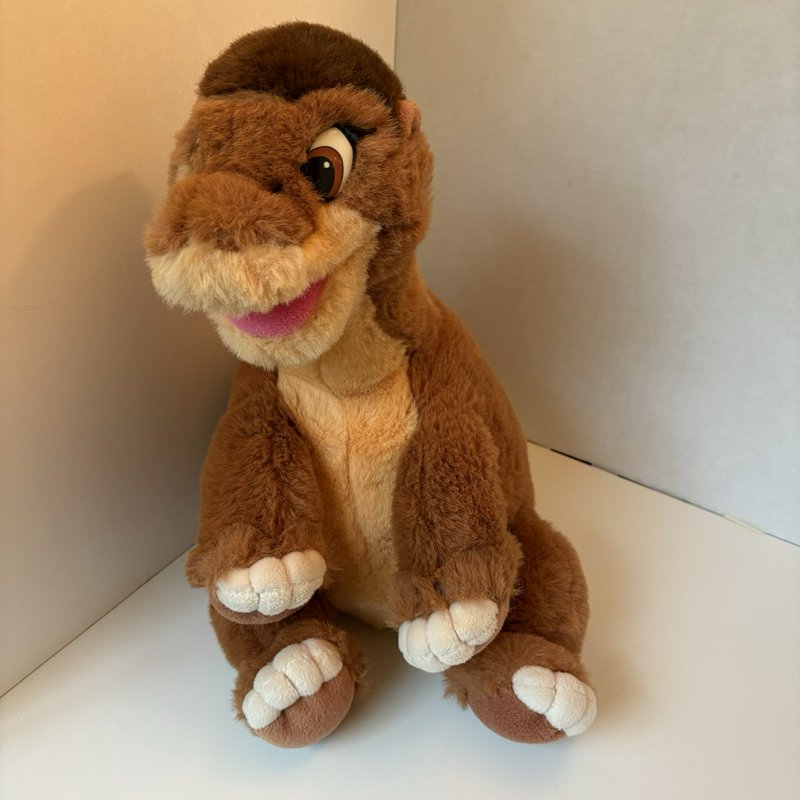 Vintage 1988 GUND Littlefoot Plush The Land Before Time Dinosaur 15”