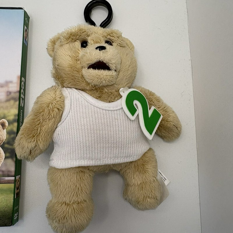 Ted & Ted 2 DVD Lot (Sealed Movies)  Includes Ted 2 Plush Clip-On Keychain