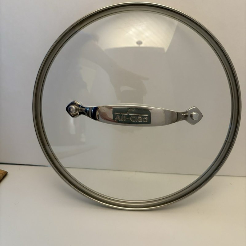All-Clad Glass Lid 8.5” Inside / 9" Outside Stainless Rim Replacement Cover