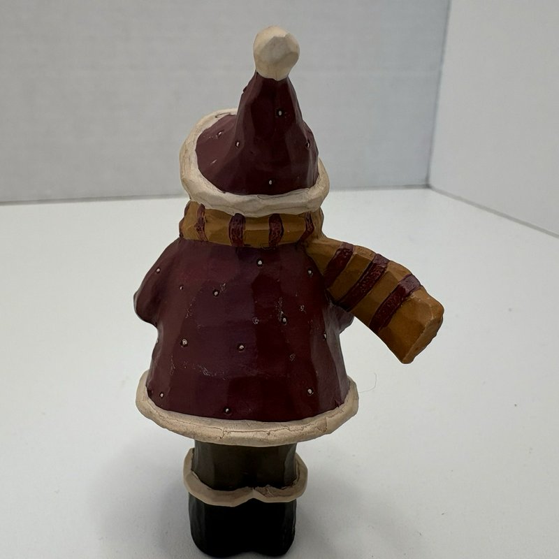 Suzi Christmas Figurines Lot of 2 – Snowmen with Cats Whimsical Holiday Decor