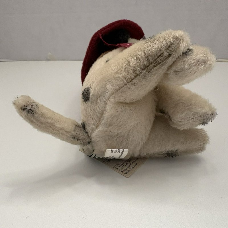 Ganz Cottage Collectibles Cinders Plush Dog Firefighter Hat Artist Designed 1998