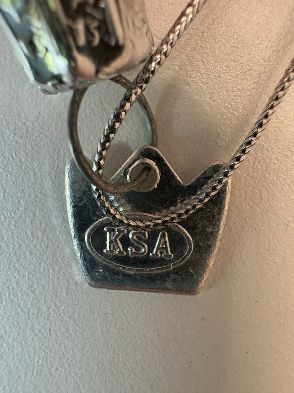 Kurt Adler KSA Noble Gems Glass Ornament Stacked Cats in Ice Cream Cone 6” 