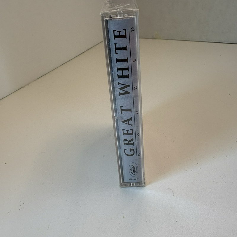 Great White – Hooked Cassette Tape 1991 Capitol C4-95330 Sealed New Hard Rock