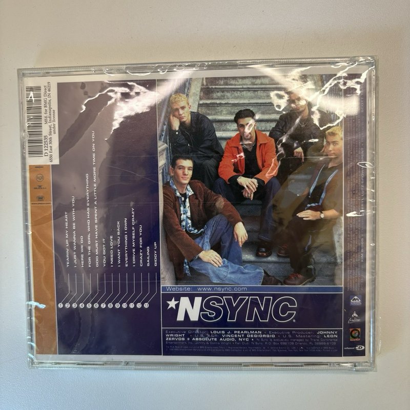 *NSYNC CD Self-Titled Debut Album 1998 Sealed BMG Direct Club D122535 Enhanced