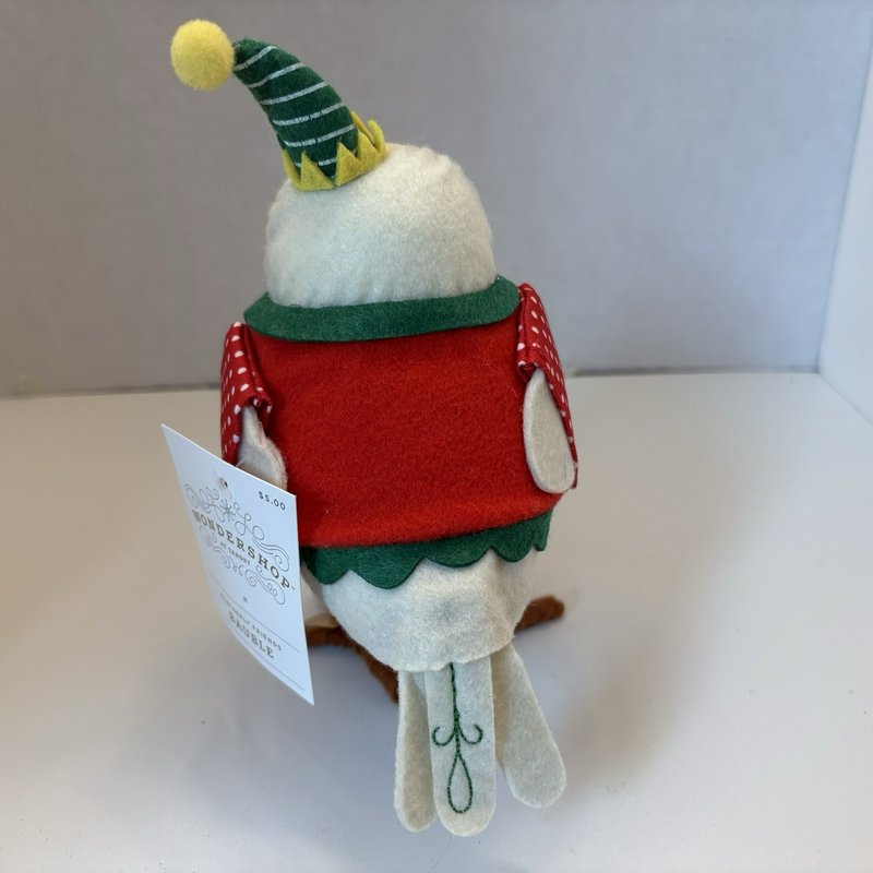 Lot of 2 Target Wondershop Featherly Friends Birds Bauble & Maus w/ Name Tags 