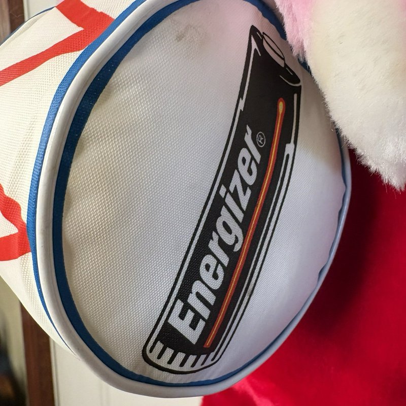 Vintage Energizer Bunny Lot – 1993 Christmas Stocking Plush + 1997 Plush NIP