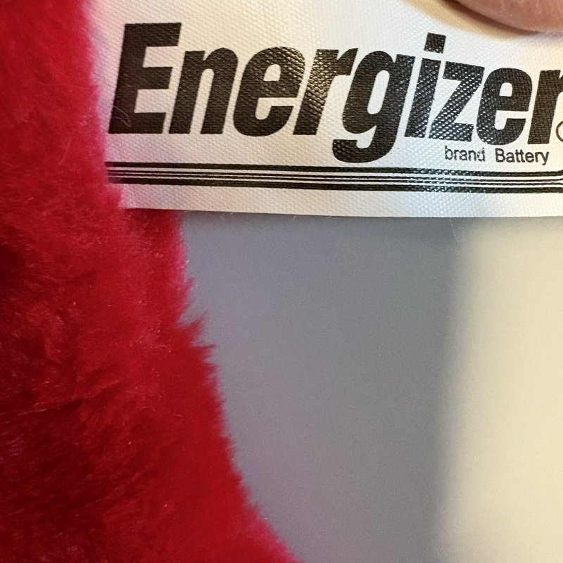 Vintage Energizer Bunny Lot – 1993 Christmas Stocking Plush + 1997 Plush NIP