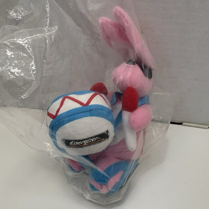 Vintage 1997 Energizer Bunny Plush Toy Drum Advertising Promo NIP Sealed
