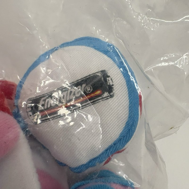 Vintage 1997 Energizer Bunny Plush Toy Drum Advertising Promo NIP Sealed