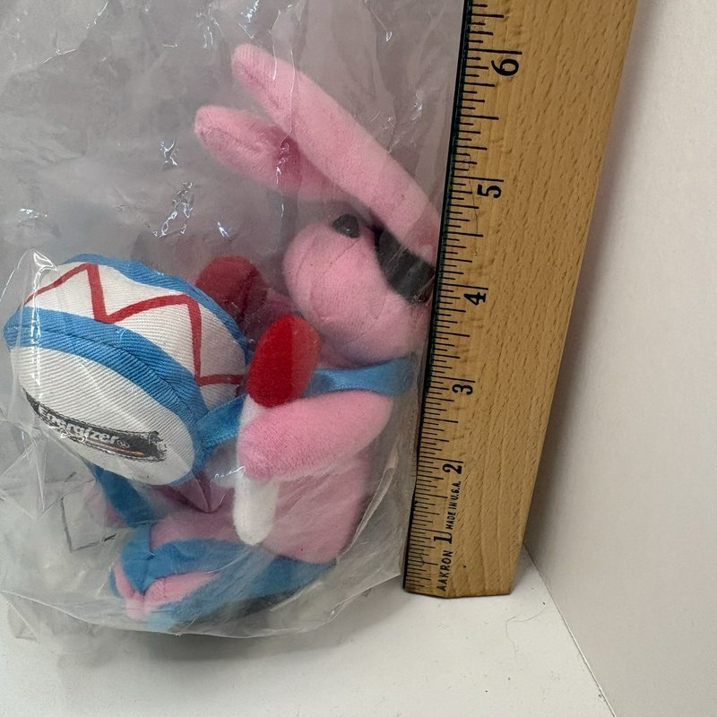 Vintage 1997 Energizer Bunny Plush Toy Drum Advertising Promo NIP Sealed