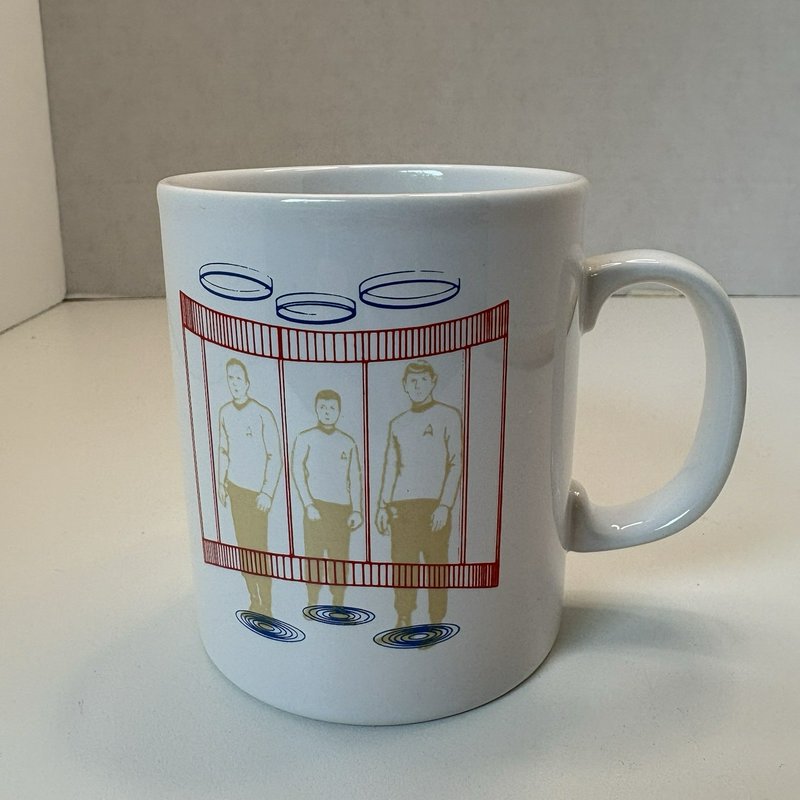 Vintage 1992 Star Trek Kilncraft Mug Transporter Scene STL England