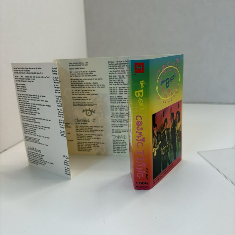 B-52’s Cassette Lot Love Shack Single + Cosmic Thing Album 1989 Reprise BMG