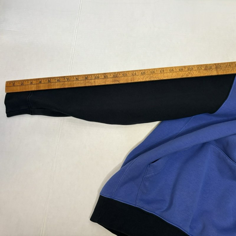 Nike Vintage Peace Sign Hoodie Sweatshirt S (Fits M) Blue Yellow Black Mexico