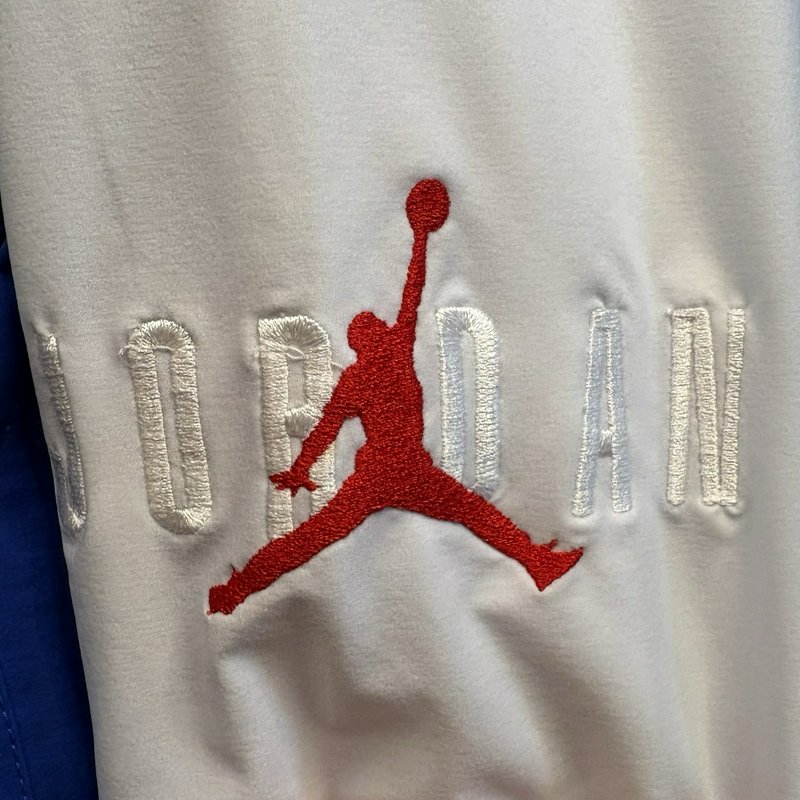 Nike Jordan Tracksuit Set Jacket Pants Blue White Youth Large Jumpman 2018