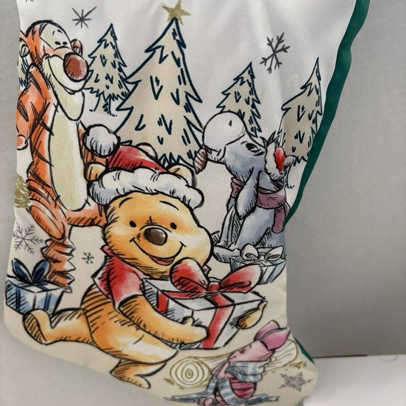 Disney Winnie the Pooh Christmas Lot Hallmark 2008 Ornament Eeyore Stocking