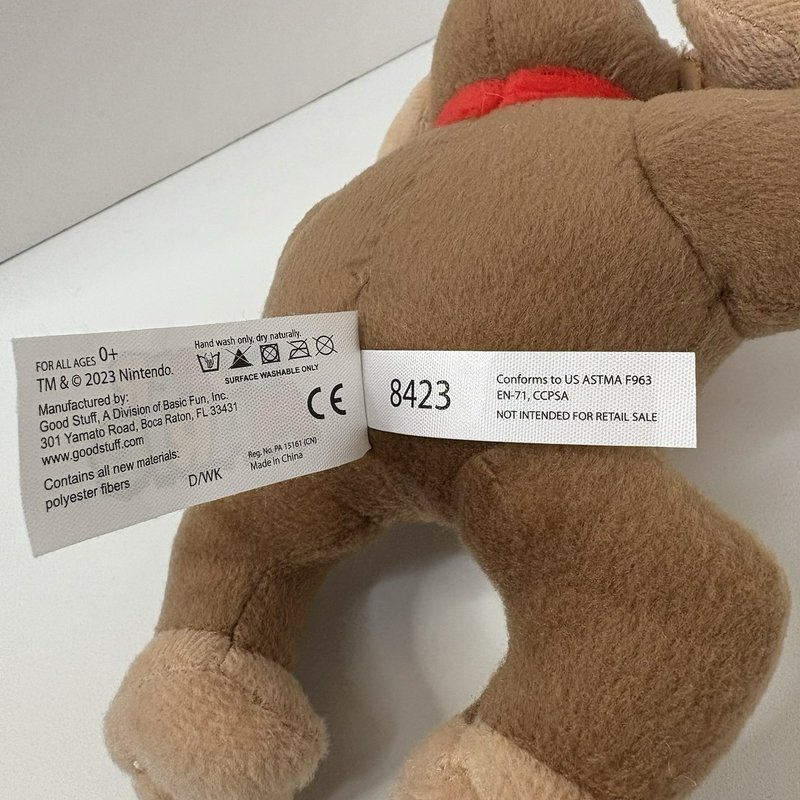 NWT Good Stuff Donkey Kong Super Mario Plush 8" (2023) – Nintendo