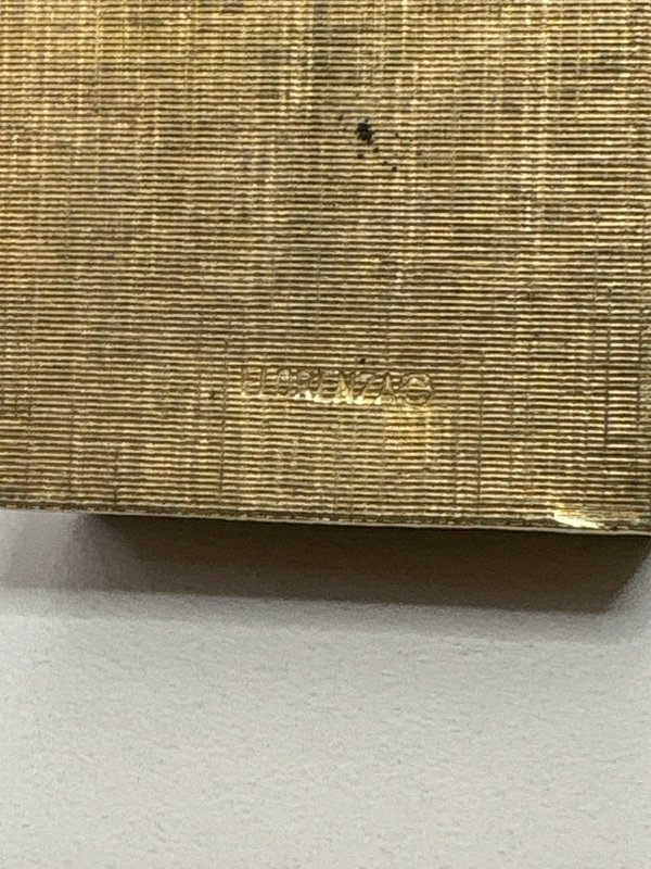 Vintage Florenza Angel Match Holder Gold Tone Mid Century