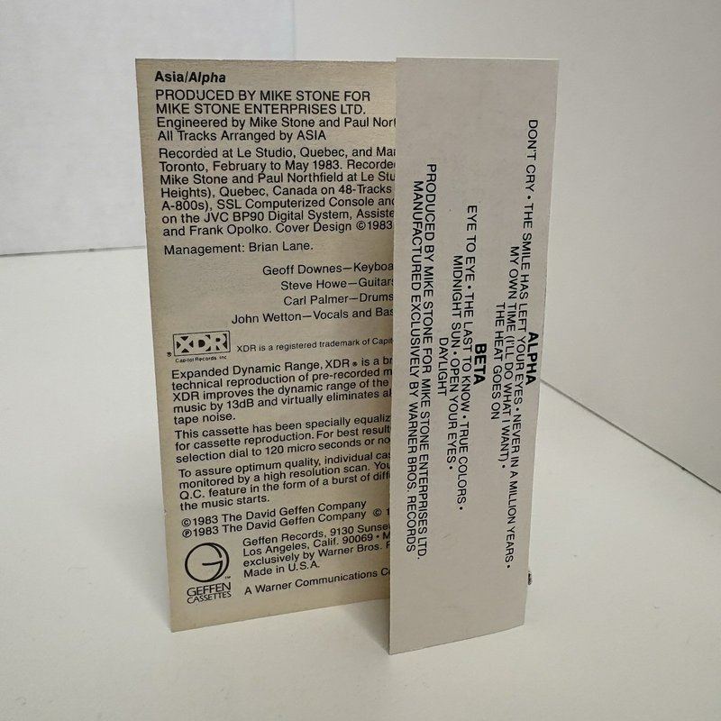 Asia Lot - Alpha Cassette (1983) + Enso Kai Live in Tokyo 1983 CD (2001) Rock