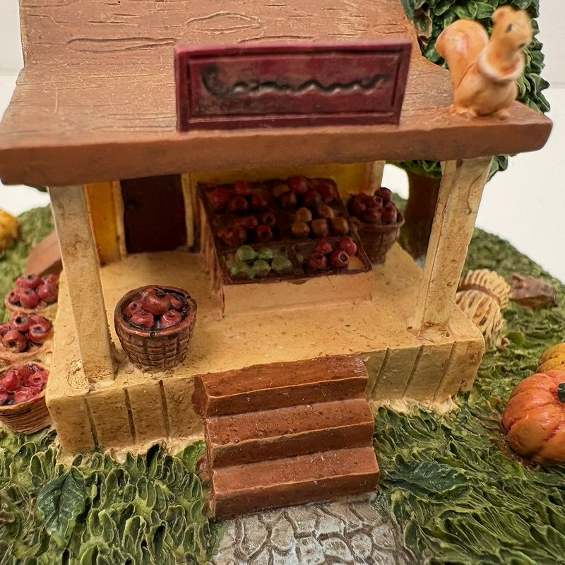 Lot of 2 Candle Toppers – Pumpkin Scarecrow (Crazy Mountain) & Fall Farmhouse