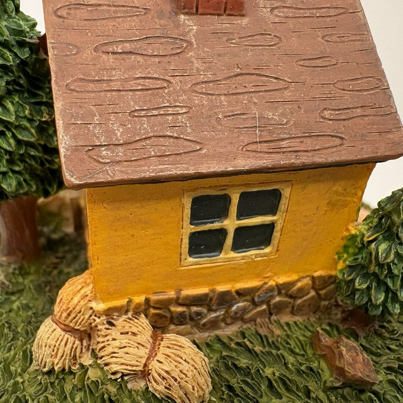 Lot of 2 Candle Toppers – Pumpkin Scarecrow (Crazy Mountain) & Fall Farmhouse