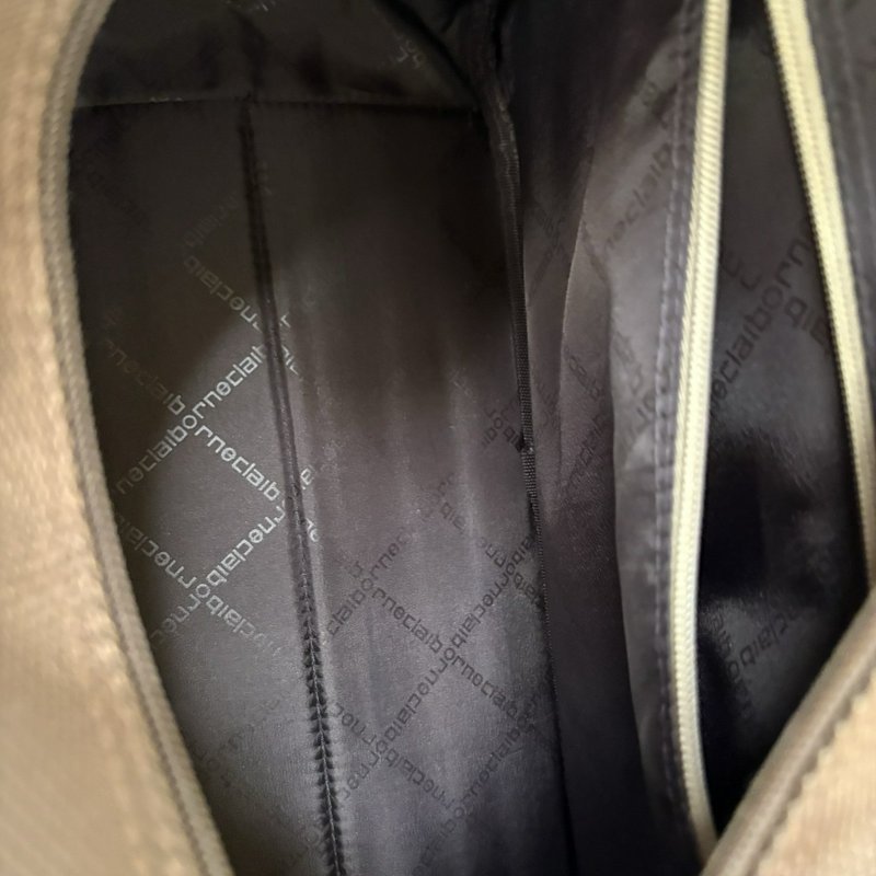 Claiborne Brown Overnight Weekender Travel Bag Carry On 16x9x11 Lock and Keys