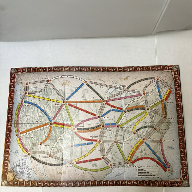 Days of Wonder Ticket To Ride by Alan R Moon Train Board Game Complete