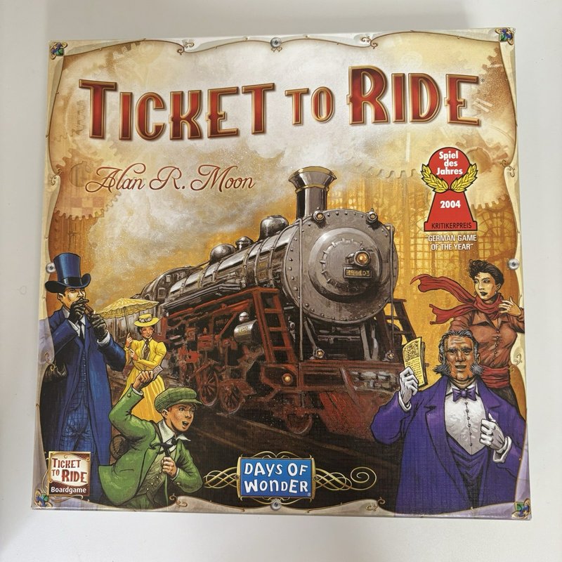 Days of Wonder Ticket To Ride by Alan R Moon Train Board Game Complete
