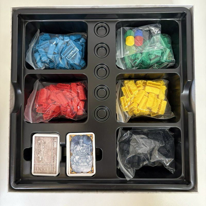 Days of Wonder Ticket To Ride by Alan R Moon Train Board Game Complete