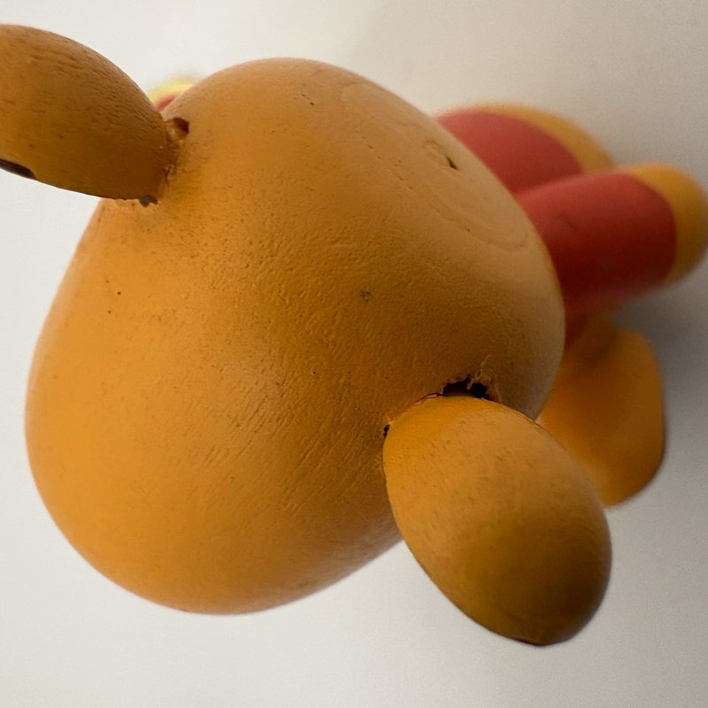 Vintage Walt Disney Productions Winnie the Pooh Wooden Figurine Japan 2.5”