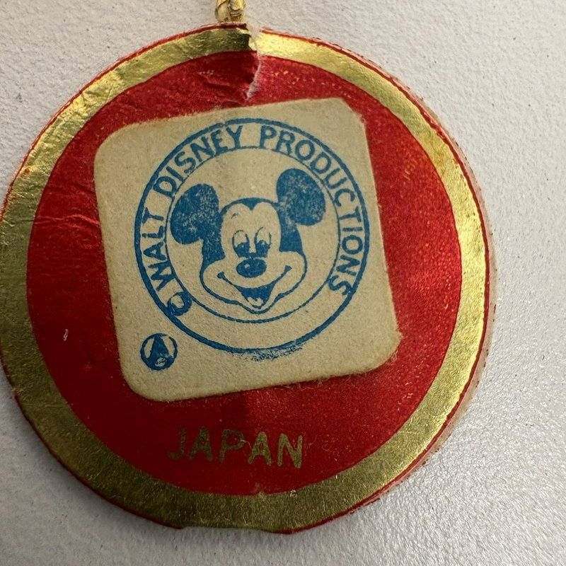 Vintage Walt Disney Productions Winnie the Pooh Wooden Figurine Japan 2.5”