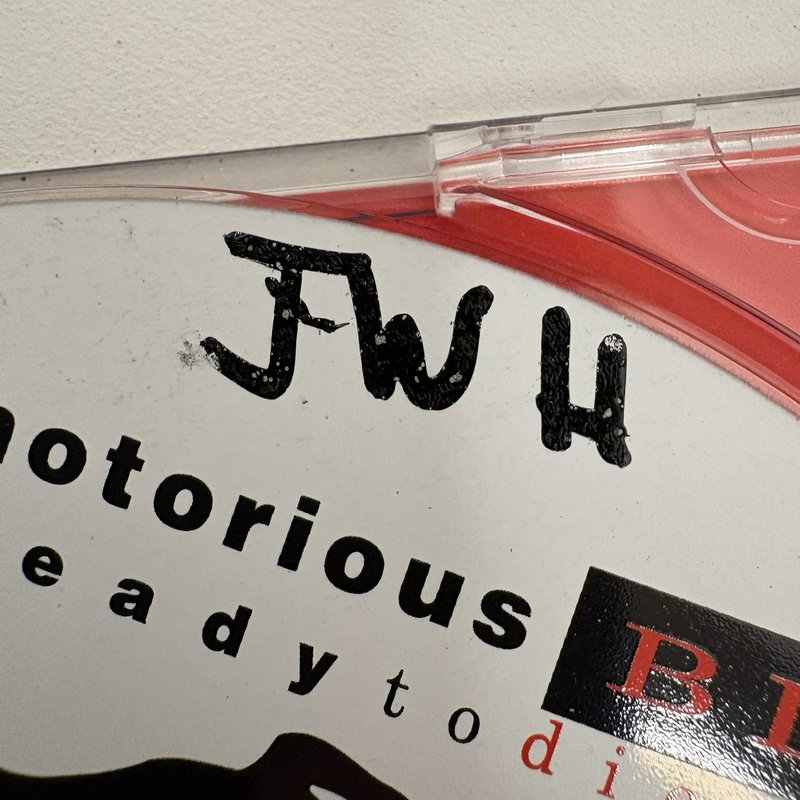 Notorious B.I.G. Ready to Die Cassette + CD Lot OG 1994 Bad Boy Arista Rap