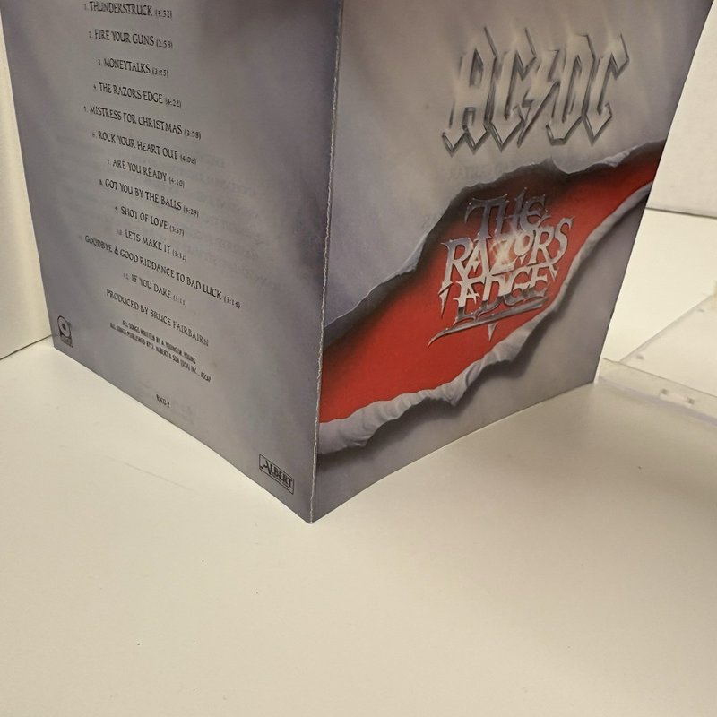 AC/DC CD Lot – Black Ice Digipak, Who Made Who, The Razors Edge – Rock Music