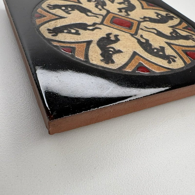 Teissedre Kokopelli Tile 4x4 Southwestern Trivet Coaster Wall Decor USA