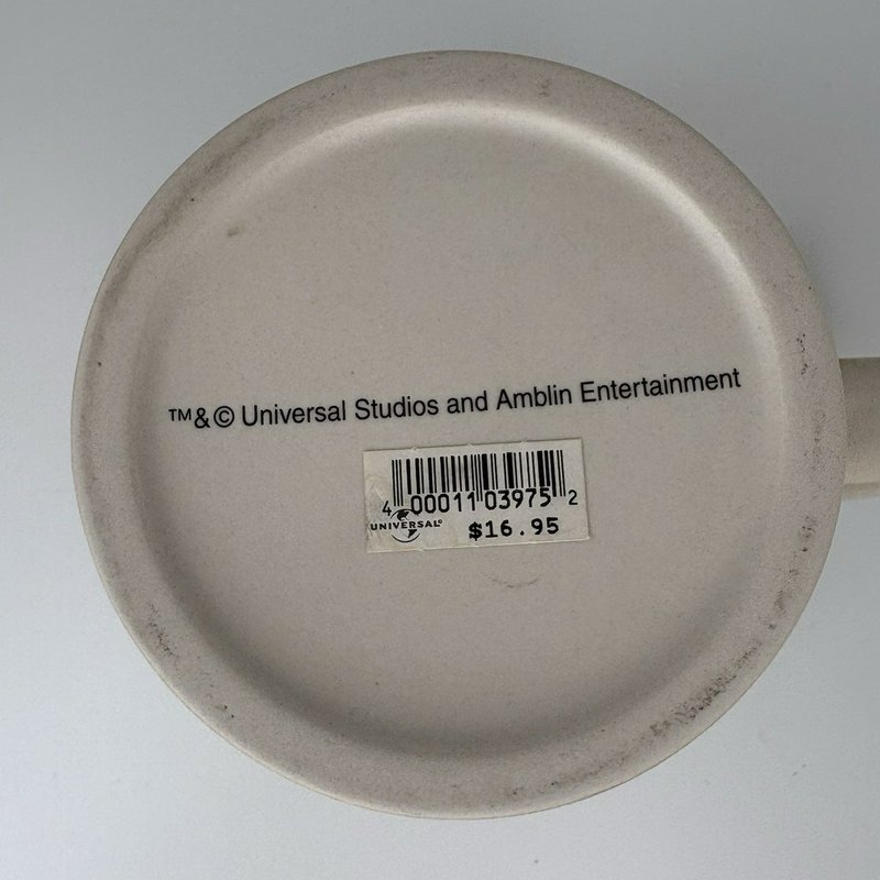 Jurassic Park Universal Studios 1993 Ceramic Beer Stein Mug Dinosaurs Amblin