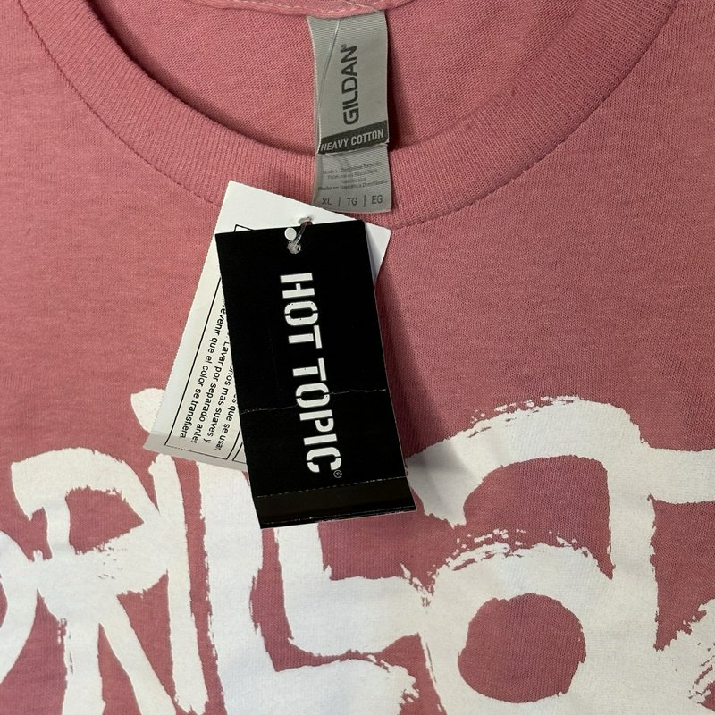 Gorillaz Pink Band Graphic T-Shirt Hot Topic NWT XL Gildan Heavy Cotton