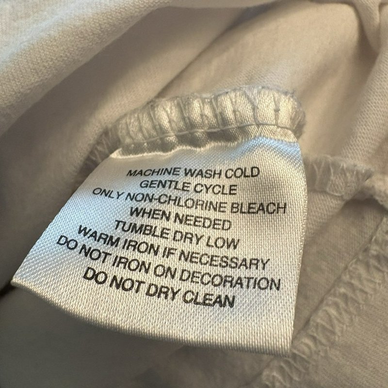 Vintage Southpole Ride 4 Life Graphic T-Shirt White XL Gothic Fleur-de-Lis Wings