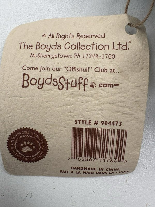 Boyds Head Bean Collection Halloween Cat & Bear Plush Set Candy Corn & Pumpkin