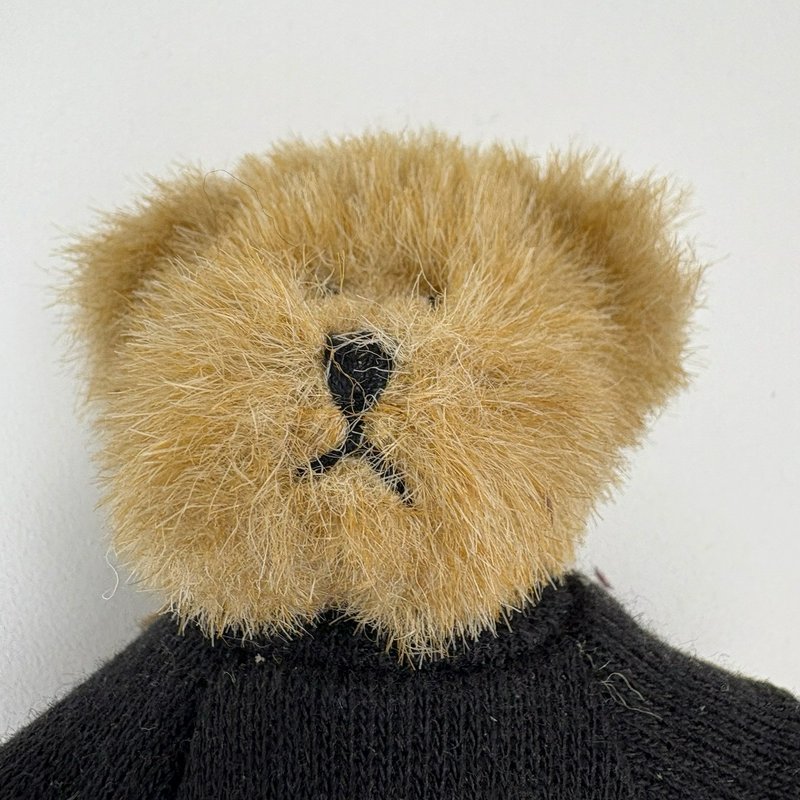 Boyds Head Bean Collection Halloween Cat & Bear Plush Set Candy Corn & Pumpkin