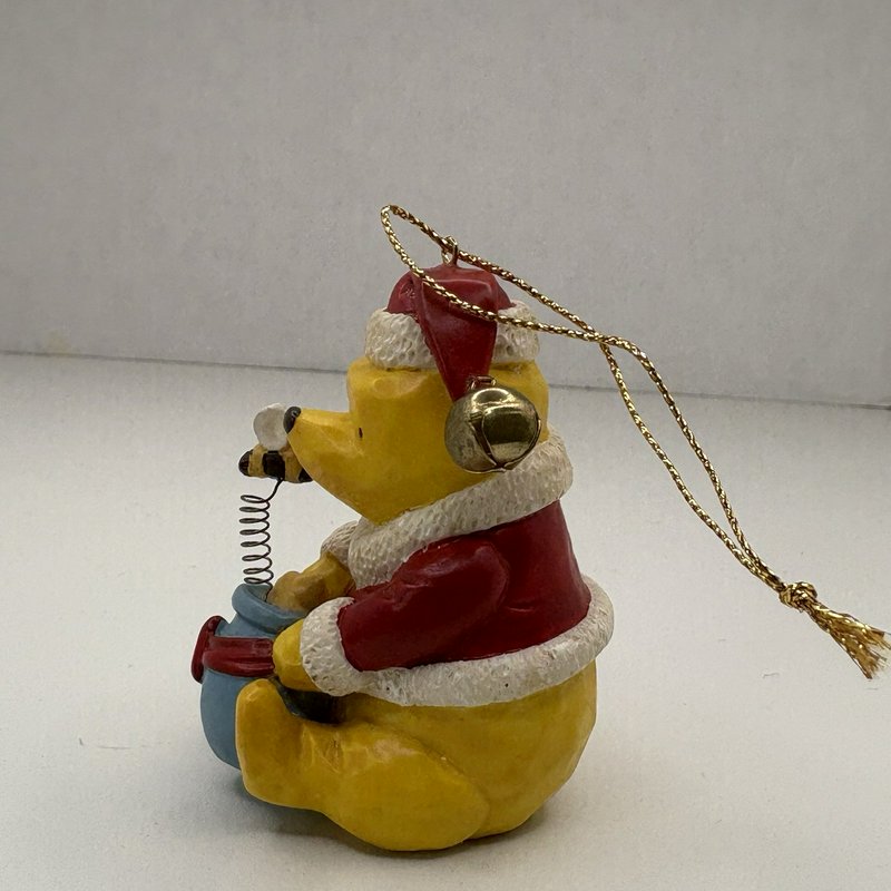 Disney Winnie the Pooh Santa Honey Pot Ornament Midwest of Cannon Falls 1990s