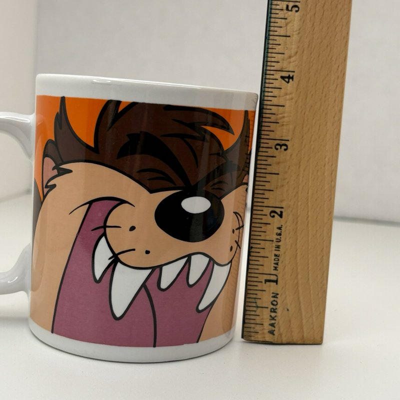 Looney Tunes Tasmanian Devil Mug 1998 Gibson + Hot Wheels Character Car Lot NIB