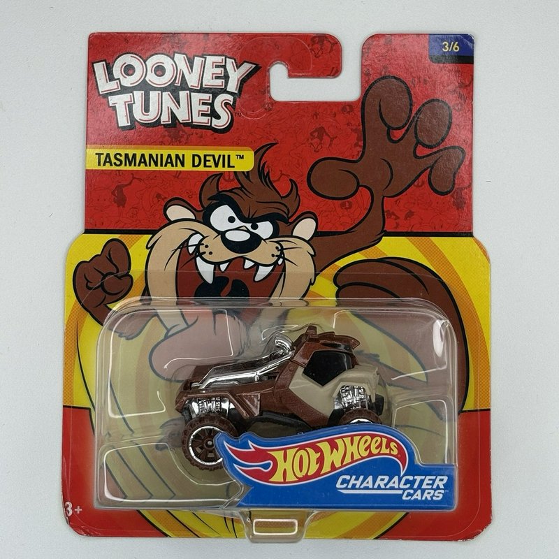 Looney Tunes Tasmanian Devil Mug 1998 Gibson + Hot Wheels Character Car Lot NIB