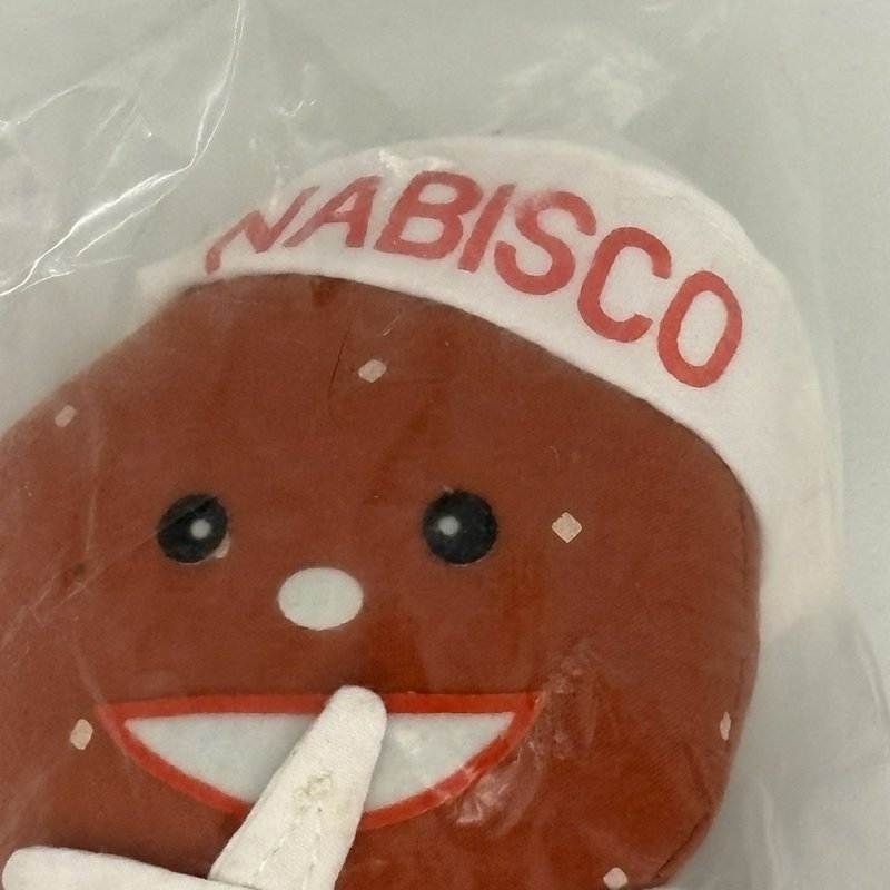 Vintage Nabisco Mister Salty Pretzel Plush Doll by Russ Berrie — Sealed 1980s