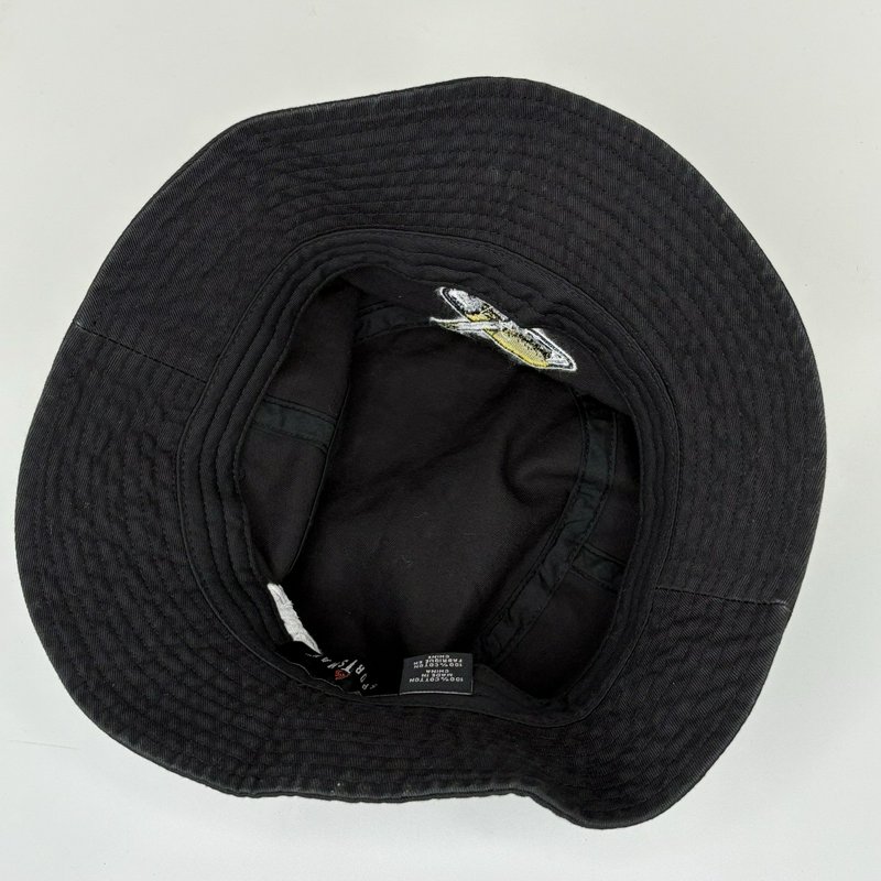 Counting Crows VIP Butter Miracle Bucket Hat Black Embroidered Logo 100% Cotton