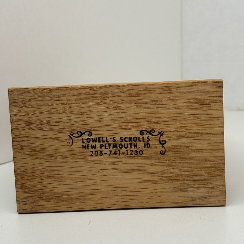 Handmade Oak Cat in Window Scroll Saw Napkin Holder Lowell’s Scrolls Idaho