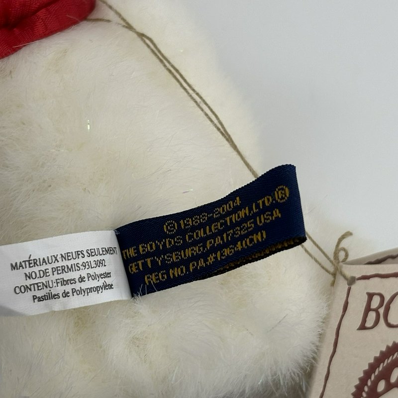 Lot of 3 Boyds Bears Christmas Plush Webster Lil' Muffelbeary Ornament Head Bean